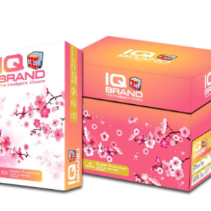 IQ กระดาษถ่ายเอกสาร A4 80แกรม ห่อ ชมพู (แพค5 รีม)